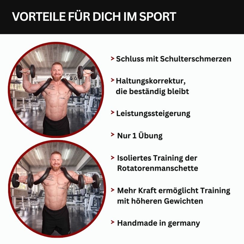 Schulterhorn, das Original für Sportler - Handemade in Germany
