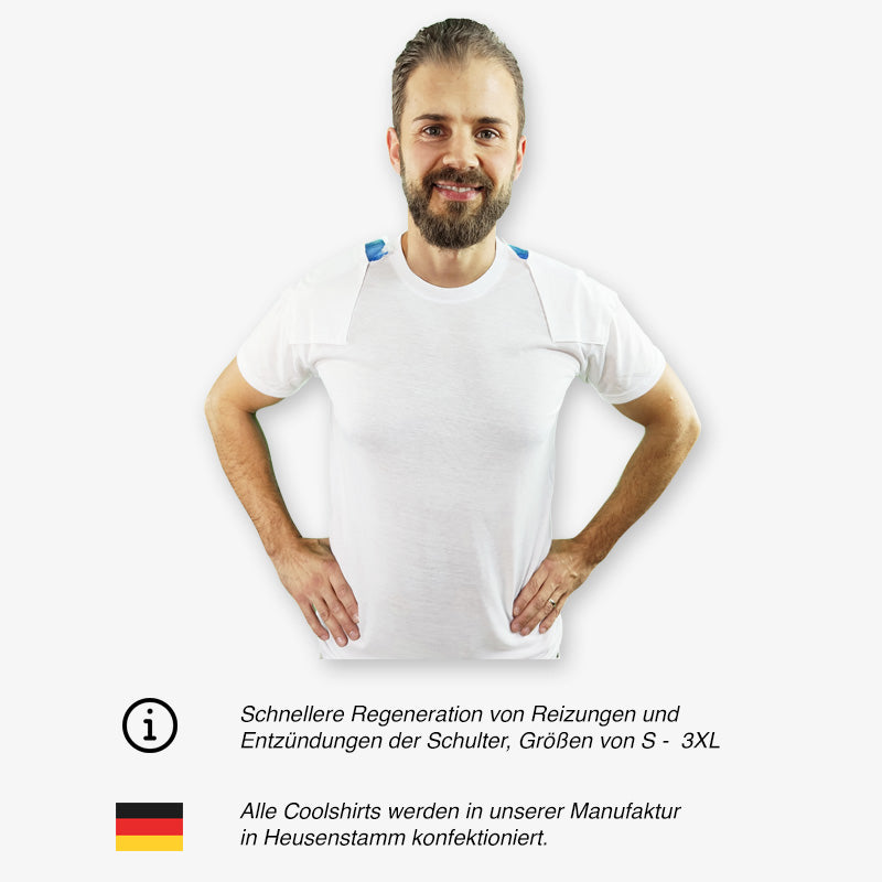 Coolshirt Komplettpaket inkl. 5x Coolpack von AktiFlex (Bei Entzündungen und Reizungen in der Schulter)