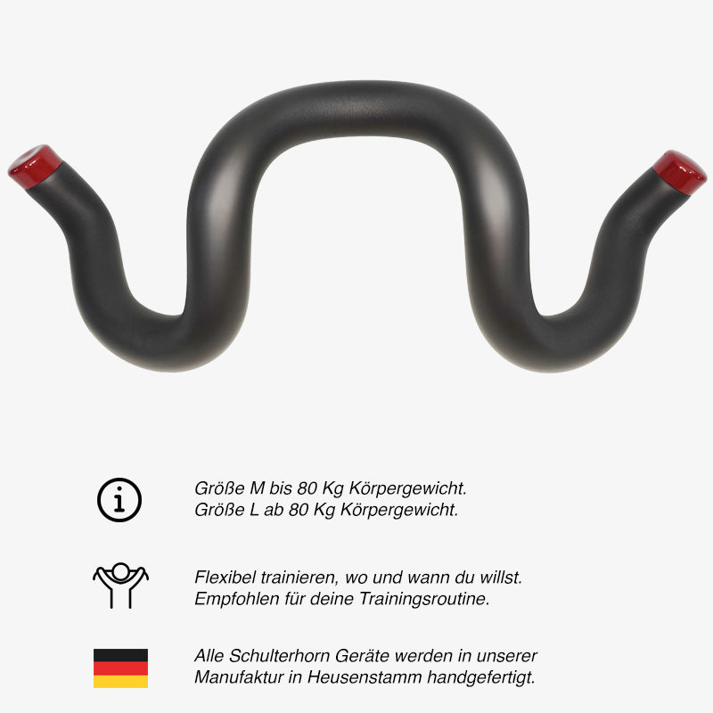 Schulterhorn, das Original für Sportler - Handemade in Germany